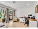 Bright office space with natural light and patio access overlooking the water at 2495 Northlake Ne Ct, Atlanta, GA 30345