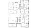 Two-story floor plan showcasing home layout and dimensions on the first and second floors at 4579 Amberly S Ct, Atlanta, GA 30360