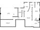 Detailed floor plan showcasing the layout of the lower level, including garage, bedrooms, Gathering room, and kitchen at 4579 Amberly S Ct, Atlanta, GA 30360