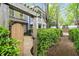 Inviting backyard featuring a private patio and lush landscaping at 719 Hammond Dr, Woodstock, GA 30188