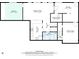 Detailed basement floor plan showcasing the layout of the residence, highlighting room dimensions and flow at 737 Dushea Nw Ct, Kennesaw, GA 30144