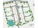 Community map view highlighting lot locations, amenities, and landscaping at 108 Holt Ln, Lawrenceville, GA 30046