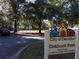 Sign for Oakhurst Park located in Decatur, GA at 132 Olympic Pl, Decatur, GA 30030