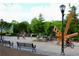 Outdoor park view with children and a modern sculpture at 132 Olympic Pl, Decatur, GA 30030