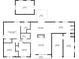 Detailed floor plan showcasing layout with primary bedroom, kitchen, living room, two-car garage and studio at 502 Knollwood Pl, Woodstock, GA 30188