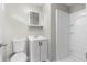 Bathroom with a white vanity and a stand up shower at 60 Highland Dr, Stockbridge, GA 30281