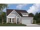 Attractive single-Gathering home with gray siding, brick accents, dormer windows, and attached garage at 156 Henley St, Canton, GA 30114
