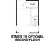 Optional stairs leading to the second floor, providing access to additional living space above at 156 Henley St, Canton, GA 30114