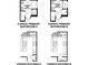 Layout options for the primary bath and kitchen choices available, each tailored to optimize space at 156 Henley St, Canton, GA 30114