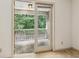 The room exits onto a private balcony that overlooks a green space at 44 Saint Claire Ne Ln, Atlanta, GA 30324