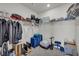 Spacious walk-in closet with wire shelving and lots of room for storage at 5003 Fairview Cir, Villa Rica, GA 30180