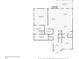 First floor plan featuring primary bedroom, living room, kitchen, and office at 5003 Fairview Cir, Villa Rica, GA 30180