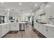 Gourmet kitchen with stainless steel appliances, granite countertops, and open floor plan at 5003 Fairview Cir, Villa Rica, GA 30180