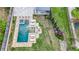 An impressive backyard retreat with a pool, lounge area, jacuzzi, and outdoor pavilion at 2668 Galahad Ne Dr, Atlanta, GA 30345