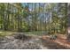 Spacious backyard with mature trees, perfect for relaxation and outdoor activities with shade and privacy at 45 Park Place Dr, Covington, GA 30016