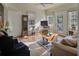 Cozy living room with ample natural light, hardwood floors, and views of the outdoor scenery at 491 Princeton Ne Way, Atlanta, GA 30307