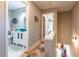Hallway leading to a bathroom and bedroom, showcasing the home's open layout at 955 Coleman Sw St, Atlanta, GA 30310
