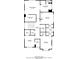 Second floor plan with primary bedroom, two bedrooms, laundry room, and baths at 331 Peachtree Ne Ave, Atlanta, GA 30305