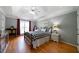 Comfortable main bedroom with hardwood floors and ample closet space at 31 Clearview Dr, Cartersville, GA 30121