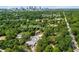 Aerial view showing the proximity of the property to both Grant Park and Zoo Atlanta, with skyline view at 833 Charles Bank Se Ave, Atlanta, GA 30312