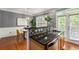 Bright kitchen features granite counters, stainless steel appliances, and a breakfast nook with backyard views at 833 Charles Bank Se Ave, Atlanta, GA 30312