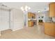 Bright dining area with tile floors, a window, and a backyard view at 182 Garden Manor Ct, Loganville, GA 30052