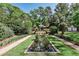 Manicured backyard and pond and a gazebo at 2121 Ponce De Leon Ne Ave, Atlanta, GA 30307