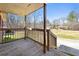 Charming covered front porch with wood railings; perfect for enjoying the outdoors at 2968 Cleburne Pkwy, Powder Springs, GA 30127