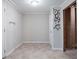 Unfinished basement with a geometric design on the wall at 3664 Satellite Ter, Ellenwood, GA 30294