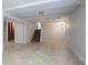 Unfinished basement offering ample potential and featuring stairs to the main level at 3664 Satellite Ter, Ellenwood, GA 30294