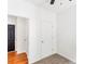 Clean and bright bedroom with carpeted floors and two closets for storage at 3022 Kentmere Dr, Cumming, GA 30040