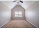 Bright bedroom features neutral walls, carpet, and a ceiling fan at 535 Pierpoint Dr, Atlanta, GA 30331