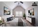 Bright, virtually staged bedroom featuring neutral walls, carpet, and stylish decor at 535 Pierpoint Dr, Atlanta, GA 30331