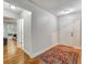 Inviting entryway featuring hardwood floors and a classic rug at 8106 Santa Fe Pkwy, Atlanta, GA 30350