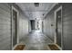 Exterior hallway with unit doors and stairway at 8106 Santa Fe Pkwy, Atlanta, GA 30350