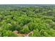 Aerial view of a treed lot and mature landscaping surrounding a home at 1275 Smokehouse Trl, Cumming, GA 30041
