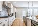 Kitchen featuring stainless steel appliances, a central island, and modern cabinetry at 1712 Fulmont Cir, Mableton, GA 30126