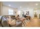 Upstairs living room with comfortable seating, hardwood floors, and plenty of natural light at 1712 Fulmont Cir, Mableton, GA 30126