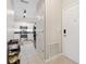 A view of the kitchen featuring stainless steel appliances and white cabinets at 1850 Cotillion Dr # 3114, Atlanta, GA 30338