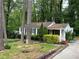 Charming cottage-style home with a beautifully landscaped front yard and mature trees at 1962 Clairmont Ter, Atlanta, GA 30345