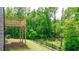 A backyard with deck provides an outdoor area at 1416 Clear Pond Lane, Dacula, GA 30019