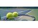 Tennis court with well maintained surface and regulation markings at 1416 Clear Pond Lane, Dacula, GA 30019