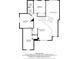 Detailed floor plan, showcasing upper level layout and room dimensions at 150 Park Creek Dr, Alpharetta, GA 30005