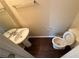 Half bathroom with pedestal sink and modern fixtures at 110 Slate Ridge Ln, Loganville, GA 30052