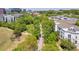 Aerial view of a park showing walking trail near a residential area at 821 Ralph Mcgill Ne Blvd # 3325, Atlanta, GA 30306