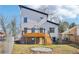 This backyard features a deck and stairs at 665 Ferris St, Atlanta, GA 30310