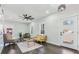 Bright living room showcasing hardwood floors, modern furnishings, and natural light at 665 Ferris St, Atlanta, GA 30310