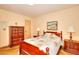 Bedroom featuring vintage furnishings, soft lighting and carpet floors at 3740 Laurel Brook Way, Snellville, GA 30039