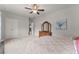 Bedroom showcasing neutral decor and a ceiling fan at 4815 Amble Trce, Cumming, GA 30040