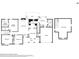 Detailed floor plan showcasing the layout of this property, including the kitchen, bathroom, and bedrooms at 20 Queensland Ln, Covington, GA 30016